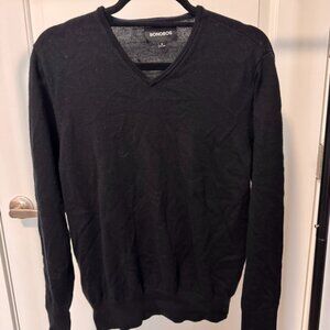 Bonobos Merino Wool V-Neck Sweater - black